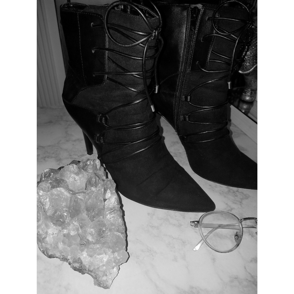 Black booties